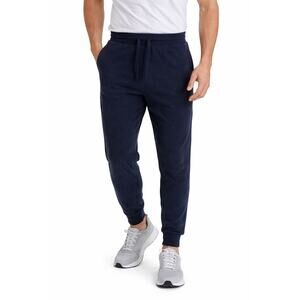 Alo Yoga Men’s Navy Jogger Sweatpants Drawstring Athleisure Active Lounge Pants